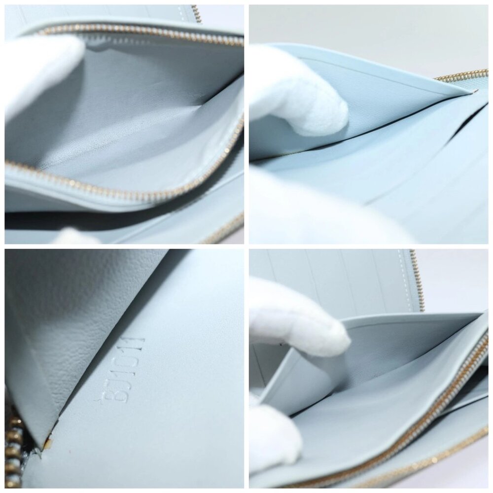 LOUIS VUITTON Monogram Vernis Eldridge Long Wallet Gris M91158 LV Auth 81320 - Picture 15 of 15